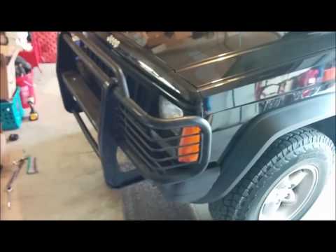 Jeep XJ Brushguard Installation