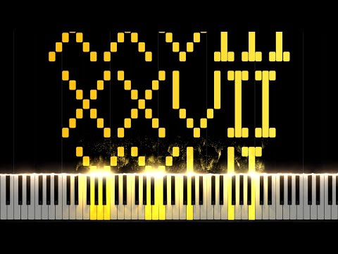 Roman Numerals on Piano