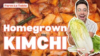 I Grew Everything I Needed To Make My Own Kimchi