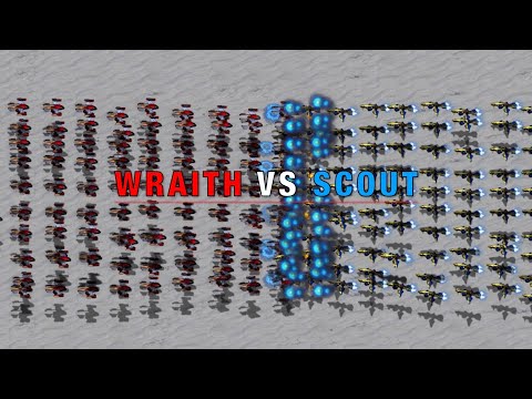 Can 150 Wraiths beat 100 Scounts?