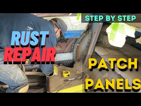 RUST REPAIR THE EASY WAY --DIY PATCH PANEL, STEP BY STEP