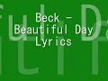 Beck - Beautiful Way Lyrics