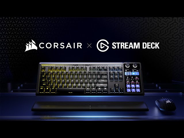 Teclado Corsair GALLEON 100 SD mecânico com Stream Deck, LCD e RGB video