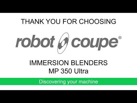 Robot Coupe MP350 Commercial Power Mixer / Immersion Blender - hand held, 14" s/s shaft, automatic single speed, 50 liter capacity, 1HP / 120V