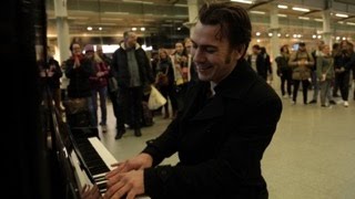 When a professional musician sits down at a public piano...