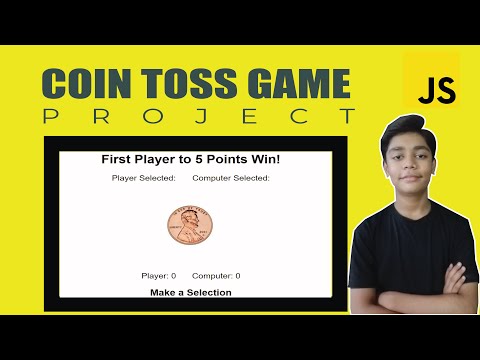Javascript Course Project Based Learning Coin Toss Game Using Javascript