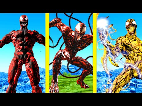 UPGRADING CARNAGE Into A GOD In GTA 5 Mods ... (Secret Powers!)