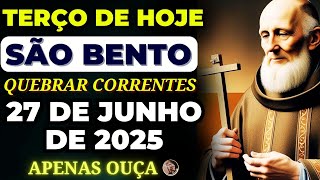 📿TERÇO DE SÃO BENTO e a SANTA CRUZ capaz de QUEBRAR CORRENTES🙌VOCÊ VAI FICAR LIVRE DE TODO MAL