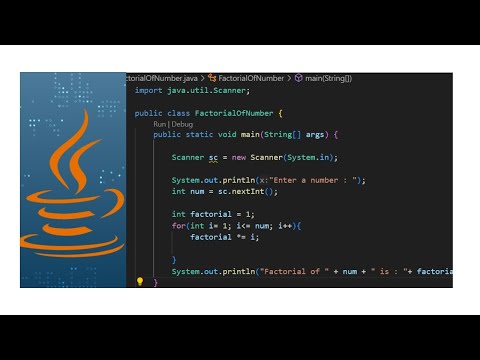 Java Prog 7 Factorial In Java Programming