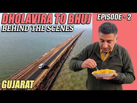 Ep 2 BTS Dholavira to Bhuj, Kutch, Gujarat, old coins for sale in Bhuj, Kathiyawadi Food dinner