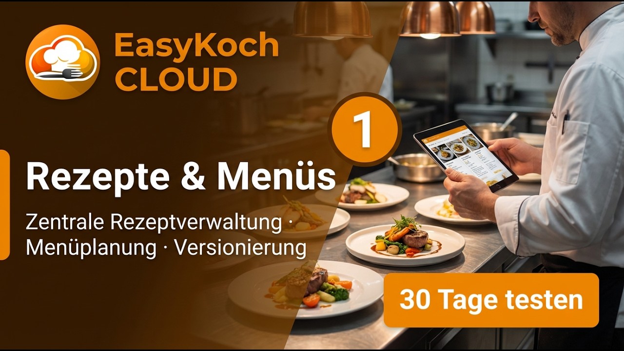 Modul 1 – Rezepte & Menüs digital verwalten
