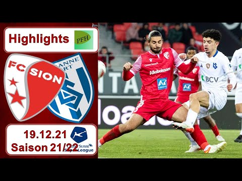 Highlights FC Sion vs FC Lausanne - Sport (19.12.21)