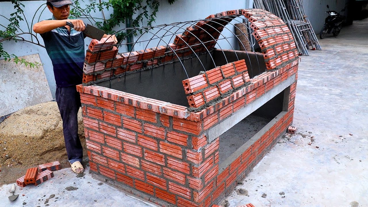 Make a Unique Fish Tank - Construction Techniques Creative Brick Dome & With Formwork Structure