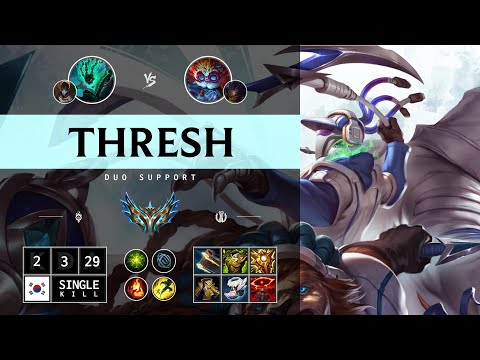 Thresh Support vs Heimerdinger - KR Challenger Patch 14.12