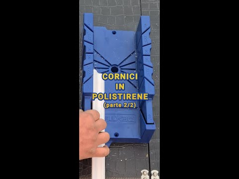 Posa cornici in polistirene