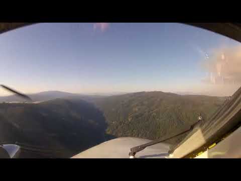 Cockpit Video of Lead Plane & Air Tanker Aerial Firefighting, McCall, ID.