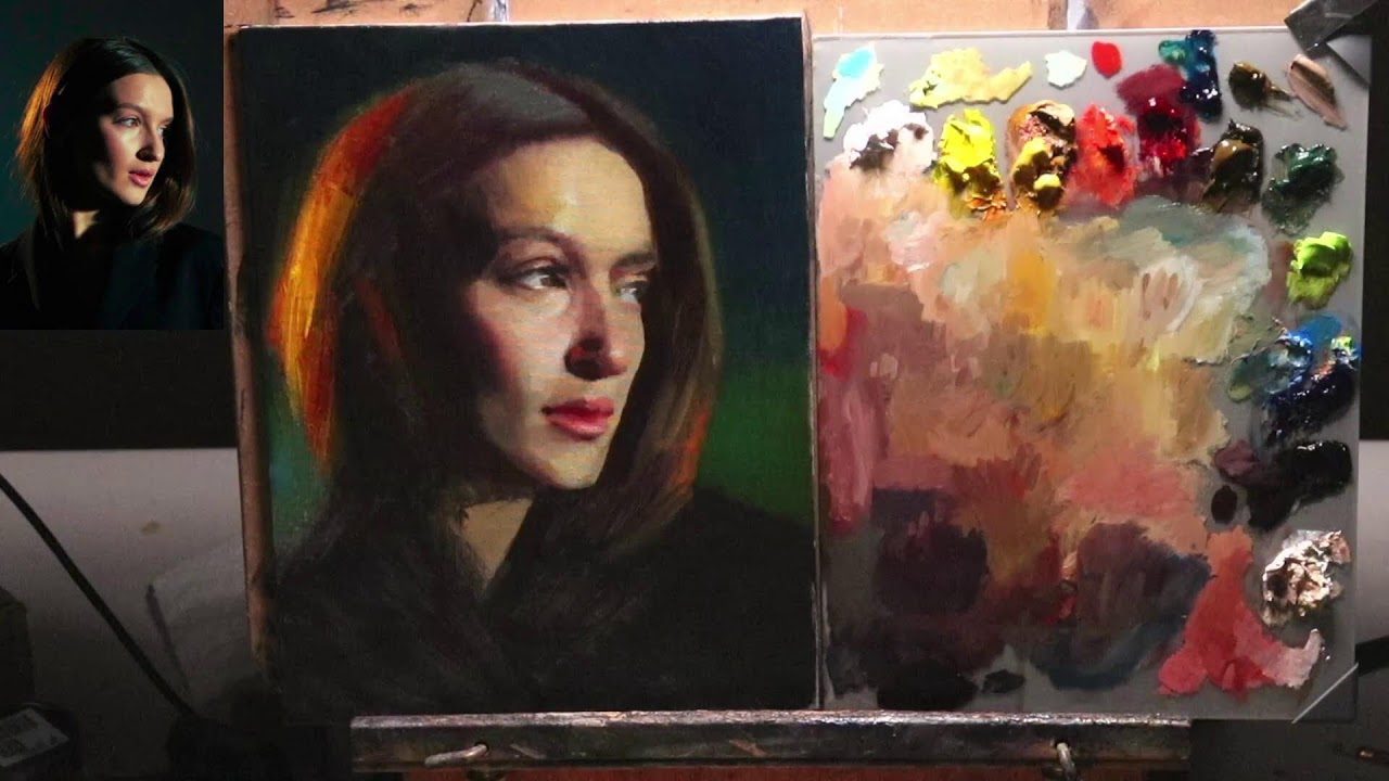 Oil Painting LIVE! | Painting a Portrait is SIMPLE! (or not?)