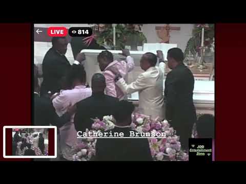 DC couldn’t close the casket😢 Jacky oh funeral
