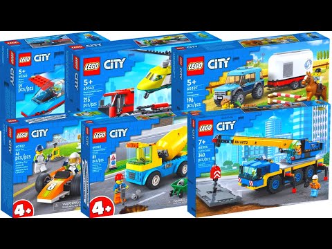 ALL LEGO City Great Vehicles 2022 Speed Build Compilation