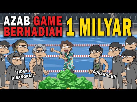 PARODI! AZAB GAME DZALIM BERHADIAH 1 MILIAR! | ANIMASI AZAB