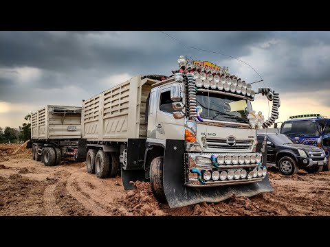 จะไหวป่าว? Hino 380เฟืองช้า เครื่องเดิมสนิทจากโรงงาน กับหน้างานสภาพนี้...