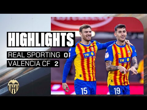 REAL SPORTING 0 - 2 VALENCIA CF | MATCH HIGHLIGHTS - THIRD ROUND OF THE COPA DEL REY 2025-26