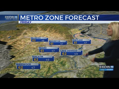 5 p.m. Thursday evening forecast KOIN 6 News Oct. 25, 2018
