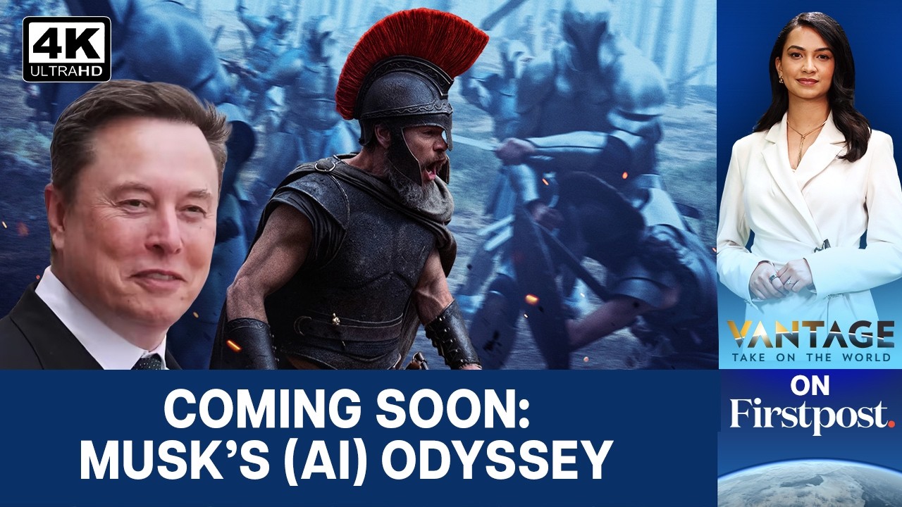 Musk Hates Nolan's Odyssey, Says Grok Imagine AI to make Historically Accurate Movie | Vantage | 4K