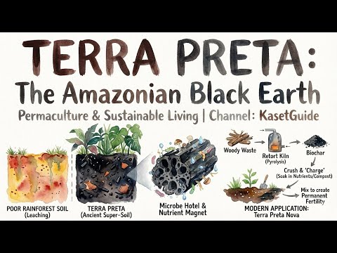 The Lost Amazon Secret: 🌿 How to Make 'Terra Preta' Super Soil