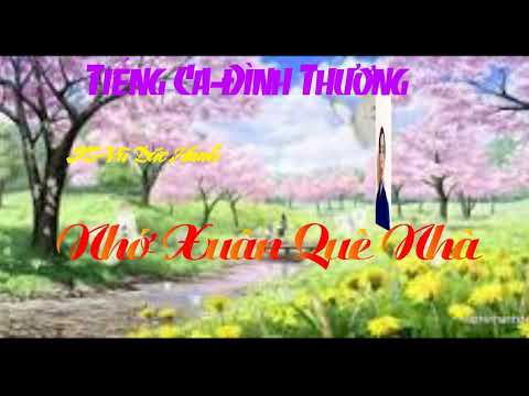 Nhớ xuân quê nhà - Đình Thương