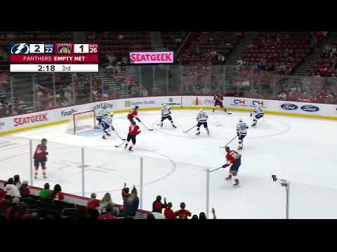 Maxim Groshev scores goal against Florida Panthers.