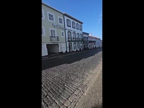 Explore the beautiful streets of Angra do Heroísmo on Terceira Island, Azores!