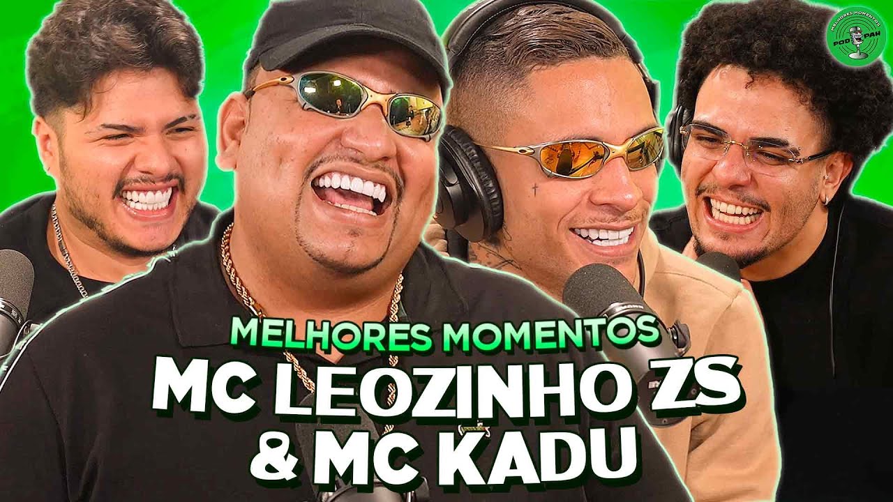 PAPO DE BIGODE ORIGINAL COM LEOZINHO ZS E MC KADU NO PODPAH - Melhores Momentos