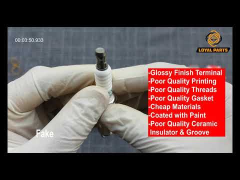Difference Between Genuine & Counterfeit Toyota 90919-01247 Iridium Spark Plug — Loyal Parts