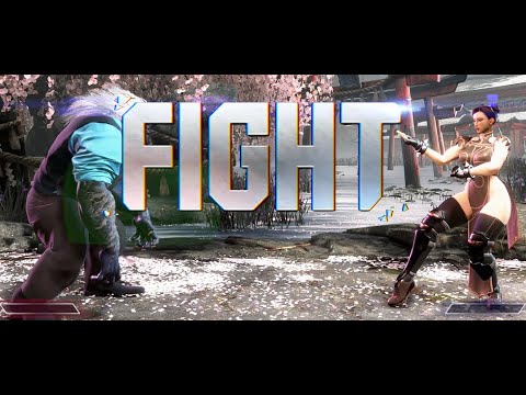 SF6 Wingedzero (Blanka) vs RayRay (Chun Li) Street Fighter 6 mods Chun Li training costume