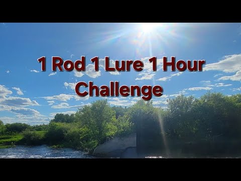 1 Rod 1 Lure 1 Hour Challenge.