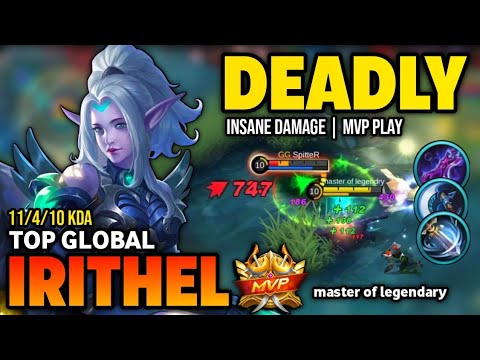 IRITHEL BEST BUILD 2022 | TOP GLOBAL IRITHEL GAMEPLAY | MOBILE LEGENDS✓