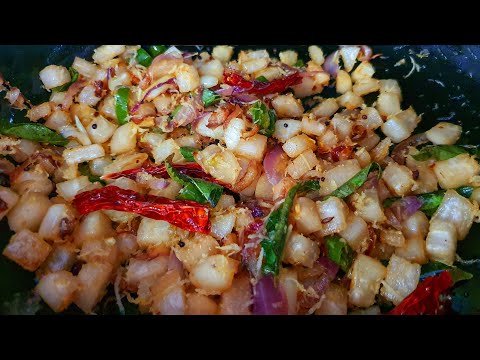 Stir Fry Radish Indian Style | Mullangi Poriyal, Side Dish | Lobak Putih | Vegetarian |Vegan