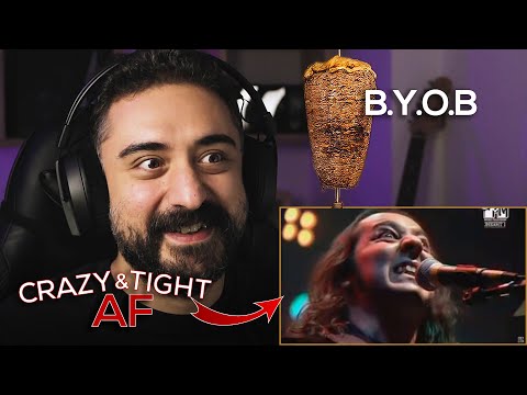Arab Man Reacts to SYSTEM OF A DOWN - B.Y.O.B. [LIVE at Astoria]