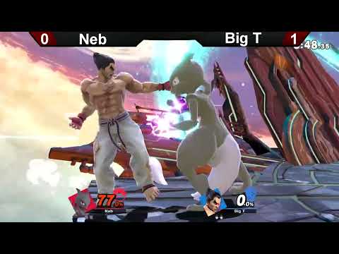 MuskogeeFGC SSBU Tournament 10-22-22 Winner's Finals: BigT(Kazuya) Vs Neb(Mewtwo,Joker)