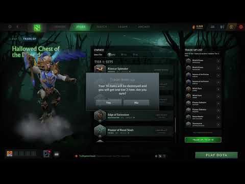 Hallowed Chest of the Diretide Sets Trade Up (Tier 1, 2)