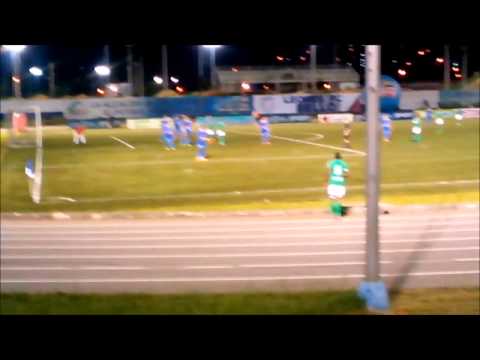 "SOMOS LA REGIÓN ARTILLERIA VERDE SUR 01/12/2014-" Barra: Artillería Verde Sur &bull; Club: Deportes Quindío