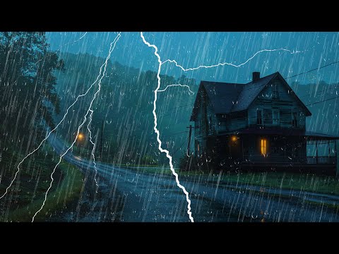 The Most Relaxing Sound for Deep Sleep – Rain and Thunder All Night Long