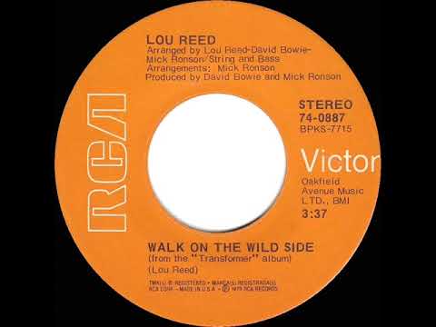 1973 HITS ARCHIVE: Walk On The Wild Side - Lou Reed (stereo 45 single version)
