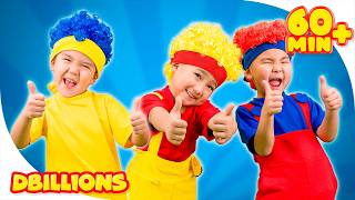 Trrr-Ra-Ta-Ta (Brush Your Teeth) with Super Mini DB | Mega Compilation | D Billions Kids Songs