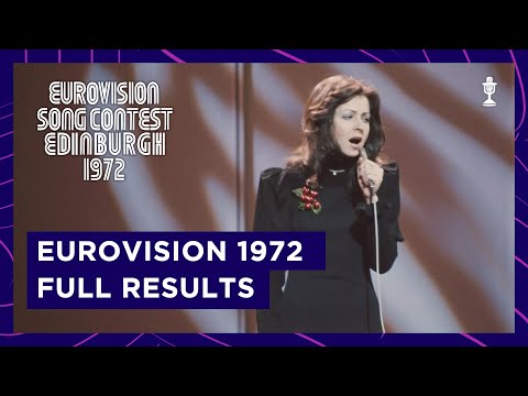 Eurovision Song Contest Edinburgh 1972 | Full Results
