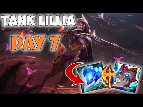 TANK LILLIA TOP MAKES ENEMY TEAM FF AT 15 MINS (LILLIA WEEK DAY 7) - League of Legends