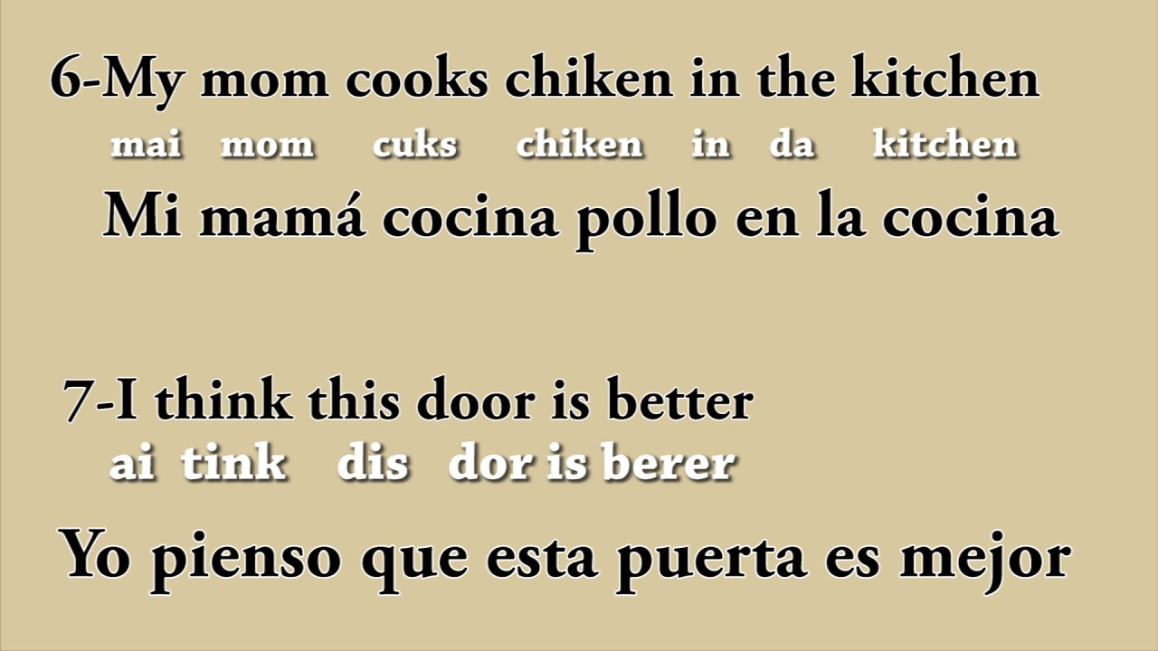 Watch INGLES Oraciones Basicas, 13 enunciados sencillos Now INGLES Oraciones Basicas, 13 enunciados sencillos