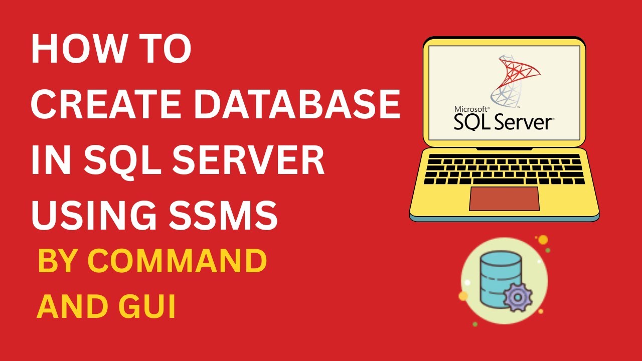 How To Create Database in SQL Server using SSMS (GUI + Query) | SQL Server for Beginner #sqlserver