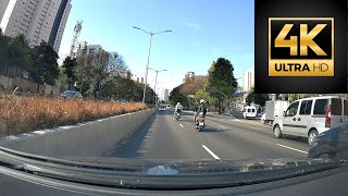 DRIVING IN SAO PAULO BRAZIL 4K 2023 - FROM HOTEL TO AIRPORT